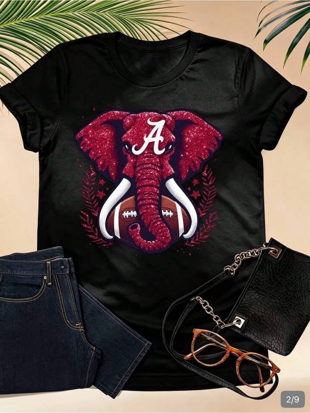 NEW- Womenโs Crimson Tide Graphic Tee